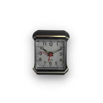 Alarm Clock with Case - Black