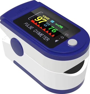 Finger Tip Pulse Oximeter - Blood Oxygen Monitor 