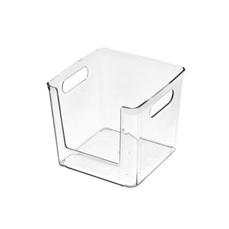 U shaped square cosmetics storage box - 16.5*16.5*14.6(cm) 