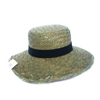 Flax Lady Hat 38cm W/Band Nral