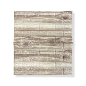10mm Wall Tile Sticker Sheet - Wood 